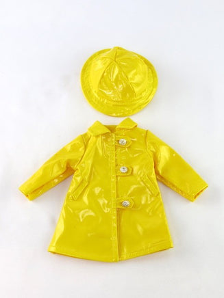 Yellow Raincoat and Hat Fits 14.5" Wellie Wisher American Girl Doll Clothing1