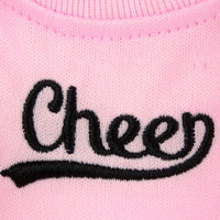 Pink Cheer Uniform Dress 3-piece Fits 15" Bitty Baby American Girl Doll Clothing3