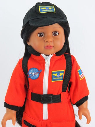 Orange Astronaut Suit Fits 18" American Boy Girl Doll Clothing1