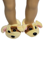 Puppy Dog Slippers Fits 18" American Girl Doll Clothing Shoes1