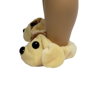 Puppy Dog Slippers Fits 18" American Girl Doll Clothing Shoes2