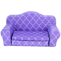 Purple Moroccan Print Sofa Bed Fits 18" American Girl Doll Furniture Accessories2