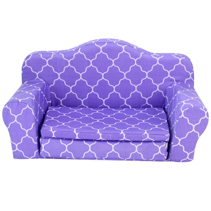 Purple Moroccan Print Sofa Bed Fits 18" American Girl Doll Furniture Accessories2