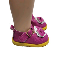 Magenta Mary Jane Dress Shoes Fits 14.5" Wellie Wisher American Girl Doll Shoes2