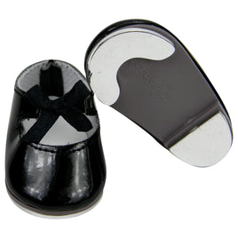 Black Bow Tap Shoes Dance Fits 18" American Girl Doll Clothing Shoes0