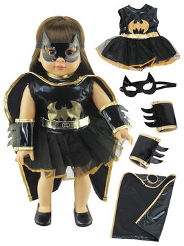 Little Bat Girl Halloween Dress Costume Fits 18" American Girl Doll Clothing0