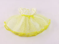 Yellow Lace Polka Dot Dress Fits 14.5" Wellie Wisher American Girl Doll Clothing1