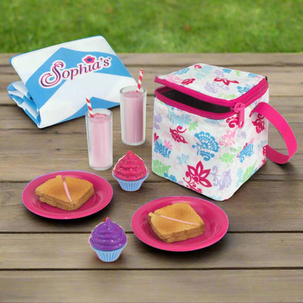 Picnic Lunch Cooler 10pc Fits 18" American Girl Doll Accessories Food Play Sets2
