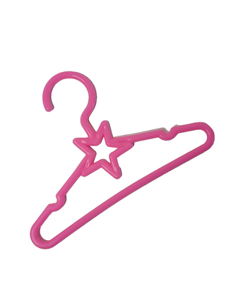 Pink Star Hangers 10 Pack Fits 14.5" Wellie Wisher American Girl Doll1