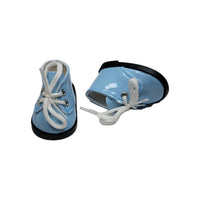 Light Blue Shoes Fits 14.5" Wellie Wisher American Girl Doll Shoes1