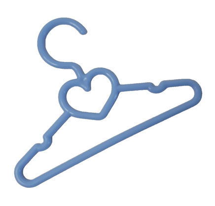 Blue Heart Hangers 10 Pack Fits 14.5" Wellie Wisher American Girl Doll1
