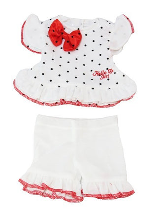 Polka Dot Shorts Set Fits 18" American Girl Doll Clothing1