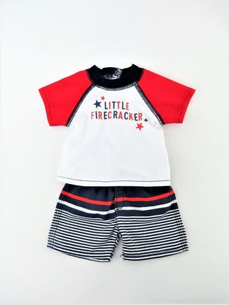 Little Firecracker Short Set Fits 18" American Boy Girl Doll Clothing2