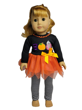 Halloween Boo Pant Set Fits 18" American Girl Doll Clothing0