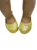 Yellow Back Bow Princess High Heels Fits 18" American Girl Doll Clothing Shoes1