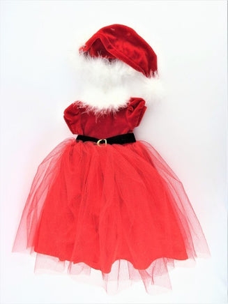Red Sparkly Christmas Santa Dress Hat Fits 18" American Girl Doll1