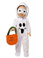 Halloween Ghost Costume Fits 14.5" Wellie Wisher American Girl Doll Clothing0