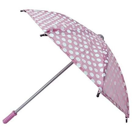 Pink Polka Dot Umbrella Fits 18" American Girl Doll Accessories Food Play Sets1