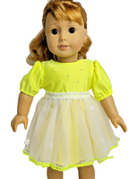 Yellow Daisy Dress Fits 18" American Girl Doll Clothing0