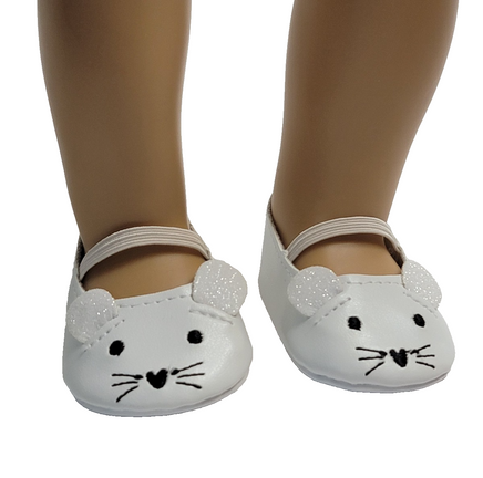 Little Bunny Shoes Fits 18" American Girl Doll Clothing Shoes0