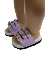Lacender Buckle Sandals Fits 18" American Girl Doll Clothing Shoes0