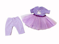 Easter Bunny Tutu Outfit Fits 14.5" Wellie Wisher American Girl Doll Clothing1