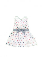 Red And Blue Polka Dot Dress Fits 18" American Girl Doll Clothing1