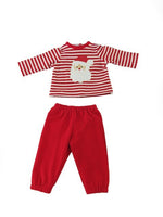 Santa Pajama Pant Set Fits 18" American Boy Girl Doll Clothing1