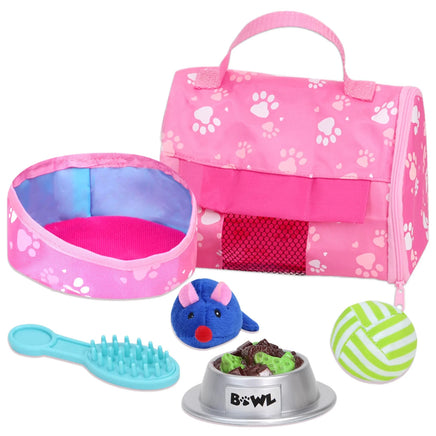 White Kitty Cat Set Fits 18" American Girl Doll Accessories Food2