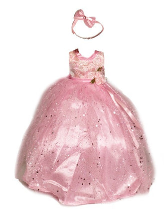 Pink Ball Gown Dress Fits 14.5" Wellie Wisher American Girl Doll Clothing1