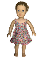 Floral Western Dress And Jacket Fits 18" American Girl Doll Clothing1