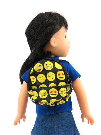 Emoji Backpack Fits Wellie Wishers 14.5" American Girl Clothes0