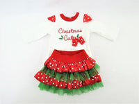 Christmas Cutie Skirt Set Fits 18" American Girl Doll Clothing1