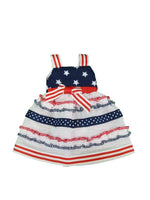 American Flag Dress Fits 14.5" Wellie Wisher American Girl Doll Clothing1