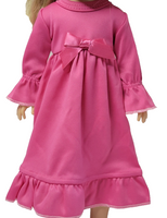 Pink Nightgown And Sleep Mask Fits 14.5 Wellie Wisher American Girl Doll Clothes1