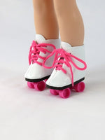 Hot Pink Roller Skates Fits Wellie Wishers 14.5" American Girl Clothes Shoes0