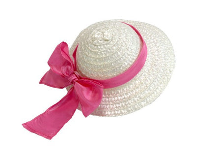 Pink Floral Dress And Hat Fits 18" American Girl Doll Clothing2