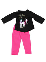 Dreams Come True Unicorn Pant Set Fits 14.5" Wellie Wisher American Girl Clothes2