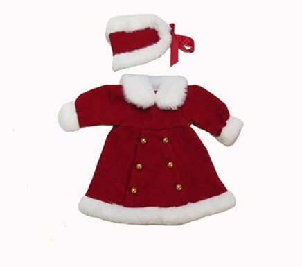Red And White Coat Headpiece Fits 18" American Girl Doll Clothing2