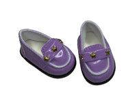 Purple Star Loafers Fits 14.5" Wellie Wisher American Girl Doll Shoes3