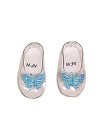 Blue Butterfly Princess Dress Shoes Fits 18" American Girl Doll Clothing Shoes1