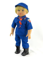 Blue Cub Scout Boy Scout Outfit Fits 18" American Girl Boy Doll Clothing1