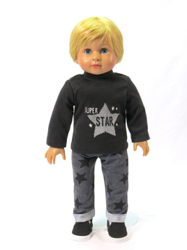 Super Star Pant Set Fits 18" American Girl Boy Doll Clothing0