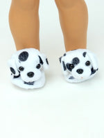 Dalmatian Slippers Fits 18" American Girl Doll Clothing Shoes0