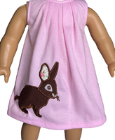 Pink Bunny Dress Fits 18" American Girl Doll Clothing1