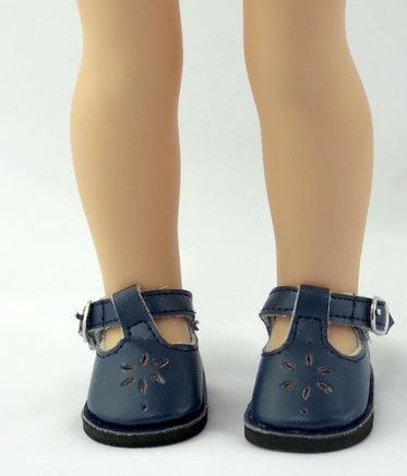 Navy Mary Jane Dress Shoes Fits 14.5" Wellie Wisher American Girl Doll Shoes0