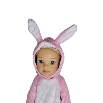 Pink Bunny Costume Fits 14.5" Wellie Wisher American Girl Doll Clothing3