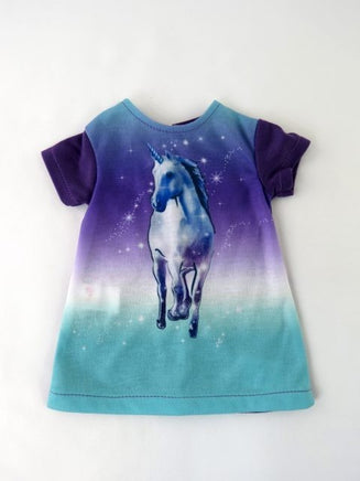 Purple Unicorn Nightgown Fits 18" American Girl Doll Clothing1