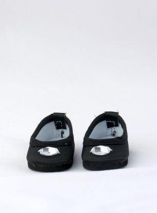 Black Rhinestone Dress Shoes Fits 14.5" Wellie Wisher American Girl Doll Shoes1