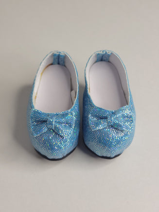 Blue Princess High Heel Shoes Fits 14.5" Wellie Wisher American Girl Doll Shoes2